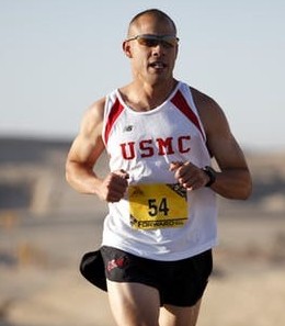 Ageism over 50-A picture of a Baby boomer running a marathon race