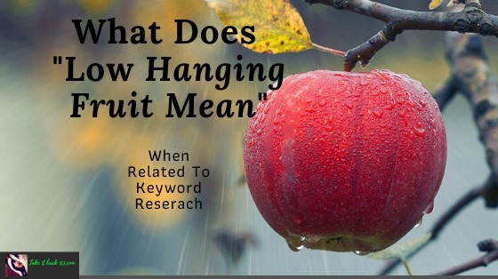 For Keyword Research What Does Low Hanging Fruit Mean