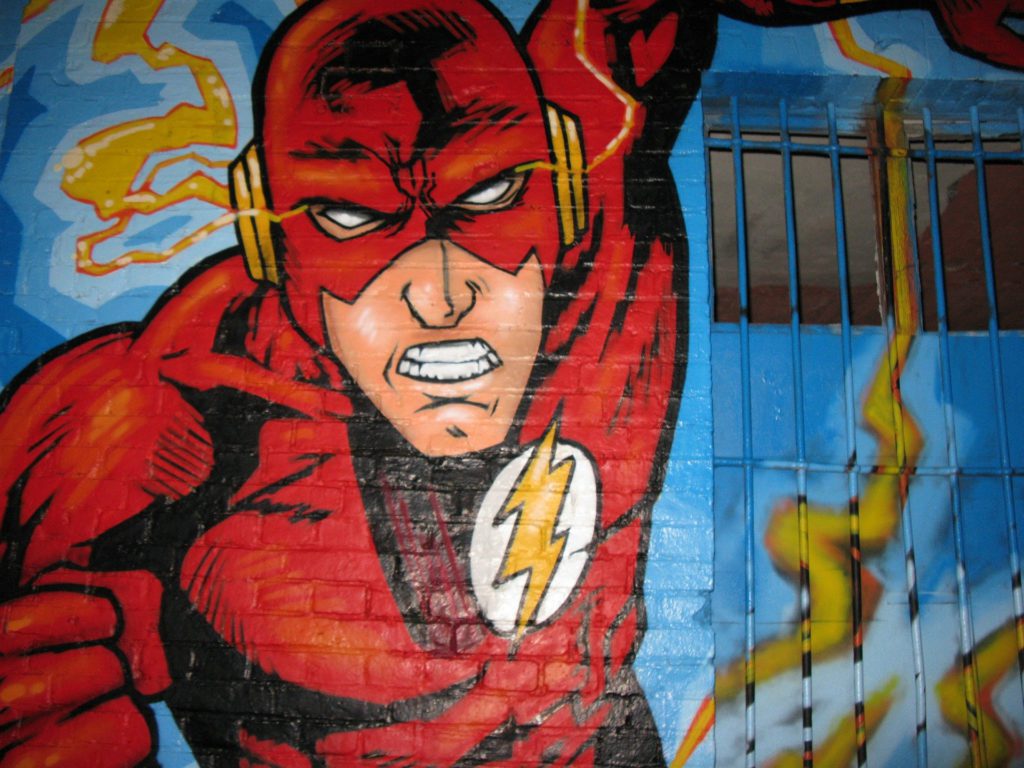 What Is A Niche Blog- image 4 of a action hero painted on a wall